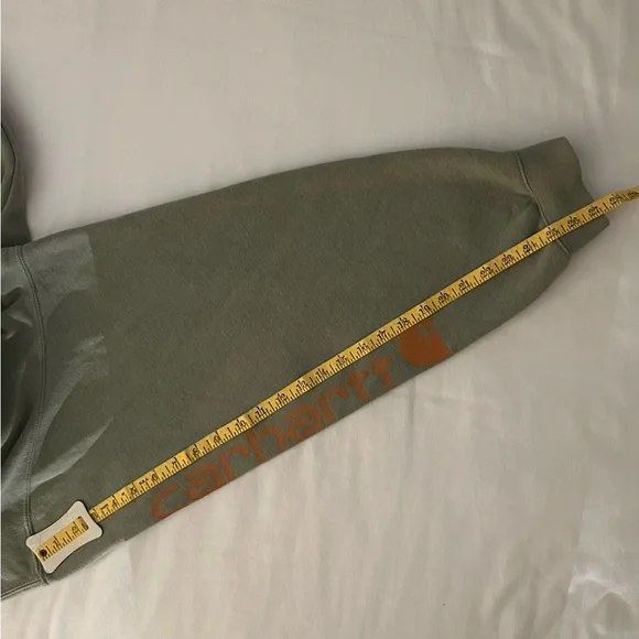 Carhartt Green Hoodie Sweatshirt 4X - Picture 3 of 6